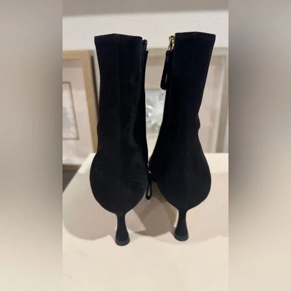 ALEXANDRE BIRMAN Olivia 60 embellished suede ankle boots. SZ 38.5. NIB - Picture 6 of 10